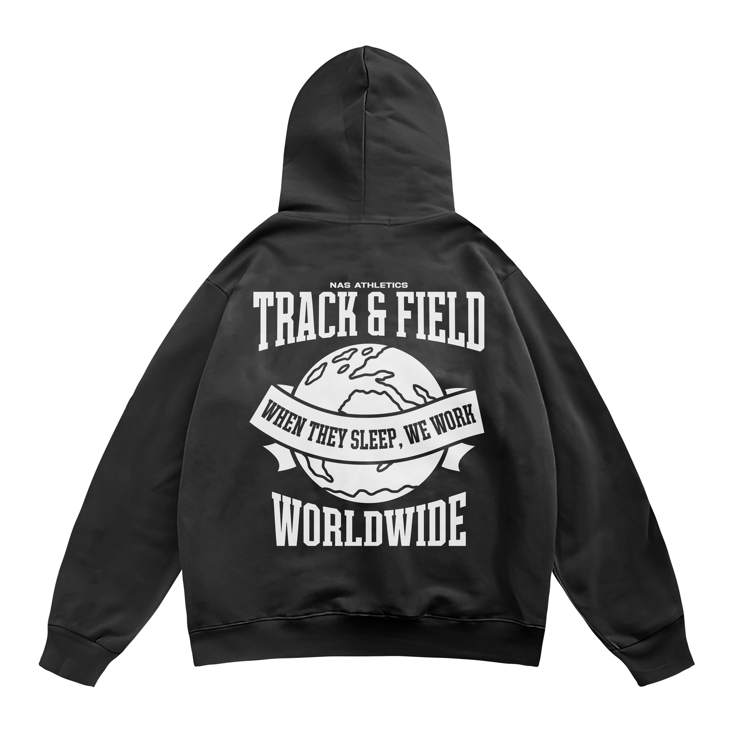 Track & Field World Wide - Hoodie - Black