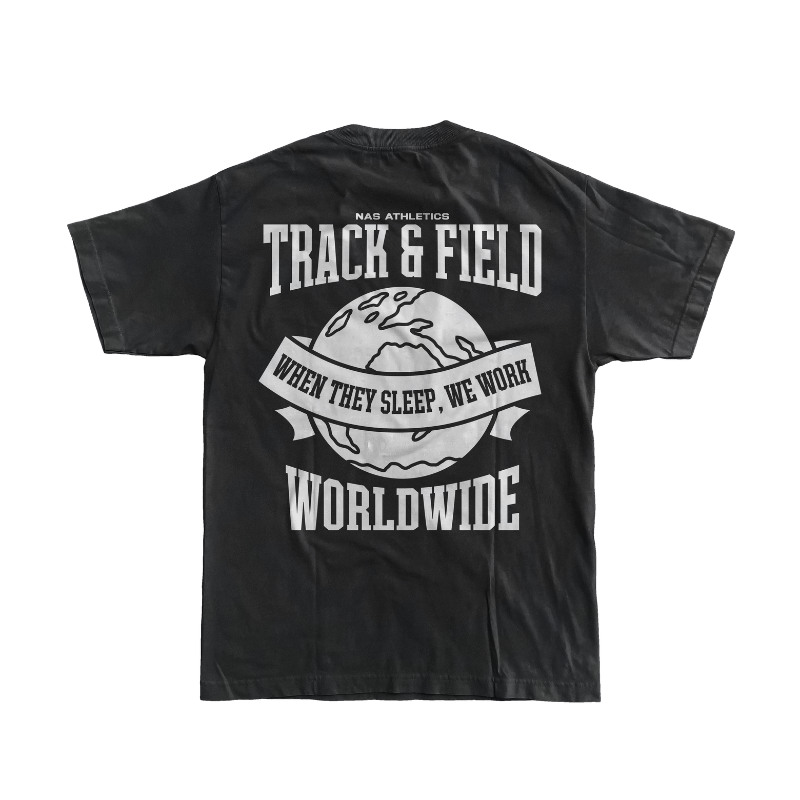 Track & Field World Wide - T-Shirt - Black